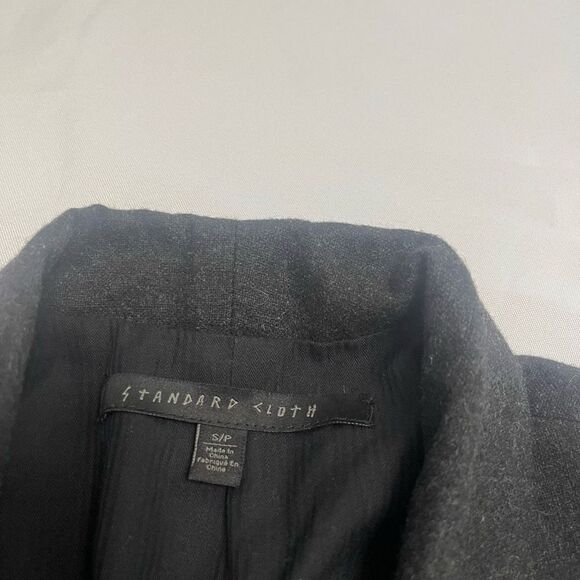 Standard Cloth Grey Wool Blazer Size S/P Small - Picture 6 of 12